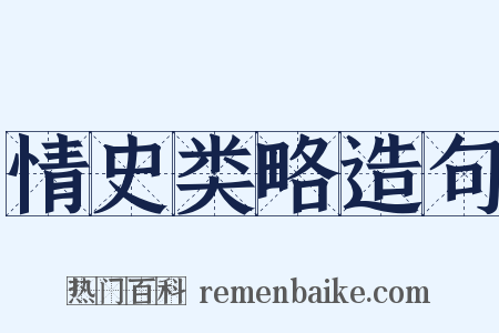 情史类略造句是什么意思的图片